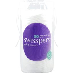 Photo of Swisspers Giant Make-Up Pads 50 Pack