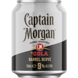 Photo of Captain Morgan & Cola 9% Cans