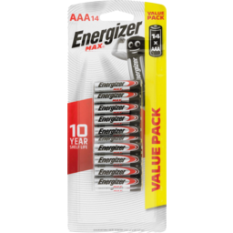 Photo of Energizer Max Alkaline Aaa Batteries 14 Pack