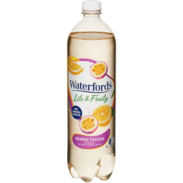 Photo of Waterfords Lite & Fruity Sparkling Natural Mineral Water Orange Passion