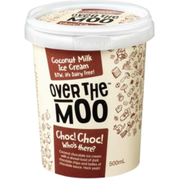 Photo of Over The Moo Coconut Milk Chocolate Ice Cream Dairy Free  500ml