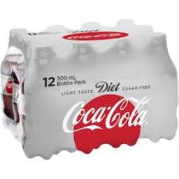 Photo of Diet Coke Diet Coca-Cola Soft Drink Multipack Bottles 12pk
