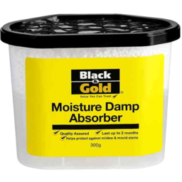 Photo of Black & Gold Moisture Damp Abs