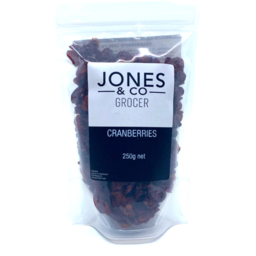 Photo of J&Co Cranberries 250g