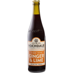 Photo of Rochdale Cider Ginger Lime 500ml
