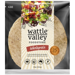Photo of Wattle Valley Soft Wrap Whoelgrain 344gm