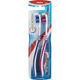 Photo of Macleans Multi Action Toothbrush Medium 2 Pack 