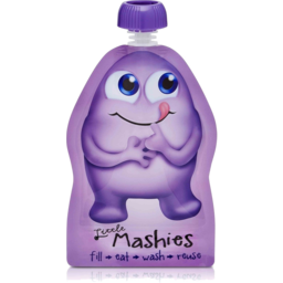 Photo of Little Mashies Reusable Food Pouches Purple