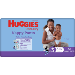 Photo of Huggies Ultra Dry Nappy Pants For Boys 6- Size 3 36 Pack