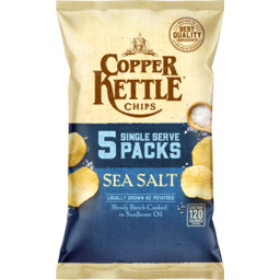 Photo of Copper Kettle Potato Chips Sea Salt 5 Pack 