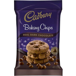 Photo of Cadbury Baking Chips Dark Chocolate 200gm