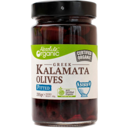 Photo of Absolute Organic Olives Kalamata Pitted 290g
