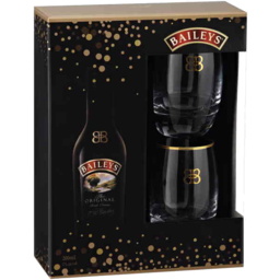 Photo of Baileys Original Irish Cream Espresso Glass Gift Pack 700ml