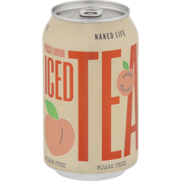 Photo of Naked Life Iced Tea Peach Flavour 12 Pack 330ml