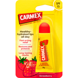 Photo of Carmex Moisturising Strawberry Lip Balm Tube