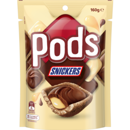 Photo of Pods Snickers Chocolate Snack & Share Bag 160g