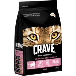Photo of Crave Dry Cat Food Chicken & Salmon 500gm