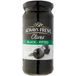 Photo of Always Fresh Black Olives Pitted 220gm