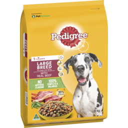 Photo of Pedigree Large Breed Dry Dog Food With Real Beef Bag
