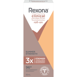 Photo of Rexona Clinical Protection Antiperspirant Roll On Summer Strength 50ml
