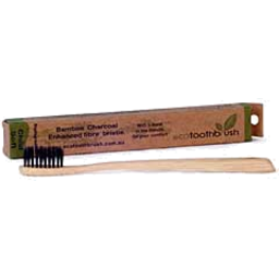 Photo of ECOTOOTHBRUSH:ET Bamboo Toothbrush Charcoal Adult