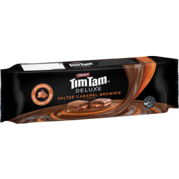 Photo of Arnott's Tim Tam Deluxe Chocolate Biscuits Salted Caramel Brownie 175g 175g