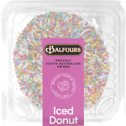 Photo of Balfours Fresh Iced Donut Clamshell