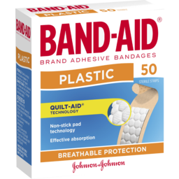 Photo of Johnson & Johnson Band-Aid Plastic 50 Strips