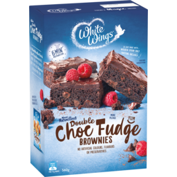 Photo of White Wings Brownie Mix Double Chocolate Fudge 560gm