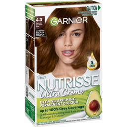 Photo of Garnier Nutrisse Permanent Hair Colour - 4.3 Cappuccino