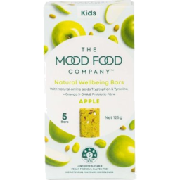 Photo of MOOD FOOD COMPANY Apple Wellbeing Bars 5x25g
