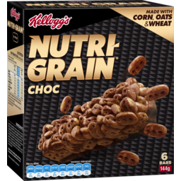 Photo of Kelloggs Nutri Grain Choc Bars 6 Pack 144g