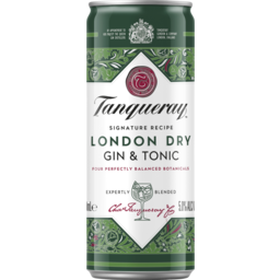 Photo of Tanqueray Gin & Tonic Can 250ml