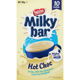 Photo of Nestle Milky Bar Hot Choc Drinking Chocolate Sachets 10 Pack 165g
