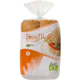 Photo of Best Buy Soft White Bread Rolls 6pk