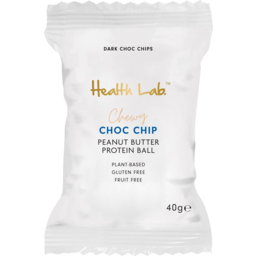 Photo of Health Lab Chewy Choc Chip Peanut Butter Protein Ball