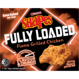 Photo of Arnotts Shapes Fully Loaded Flame Grilled Chicken 130g