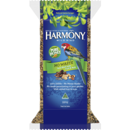 Photo of Harmony Dry Bird Seed No Waste Seed Block With Fruit & Nuts Bag