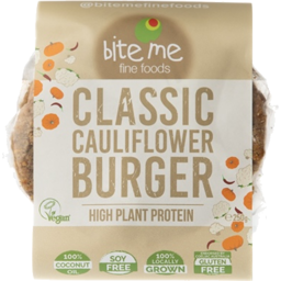 Photo of Bite Me Classic Cauliflower Burger Gluten Free