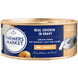 Photo of Farmers Market Cat Food Grain Free Real Chicken in Gravy