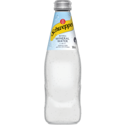 Photo of Schweppes Natural Mineral Water Bottle Glass Single