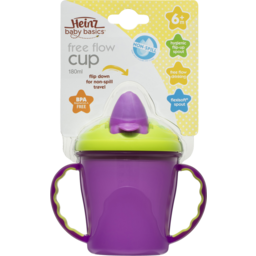 Photo of Heinz Baby Basics Free Flow Cup Non-Spill + 180ml