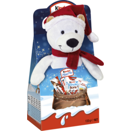 Photo of Kinder Maxi Mix Christmas Kids Chocolate Gift Box With Plush Toy 133g 76.5g