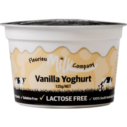 Photo of Fleurieu Milk Company Lactose Free Vanilla Yoghurt 125g