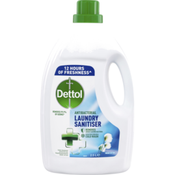 Photo of Dettol Antibacterial Laundry Sanitiser Fresh Cotton 2.5l