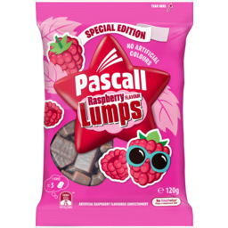 Photo of Pascall Raspberry Lumps 120g