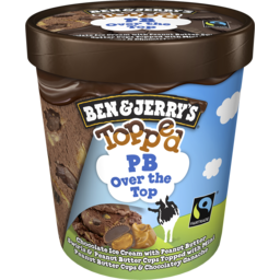 Photo of Ben & Jerry’S Ice Cream Topped Pb Overtop 436 Ml 