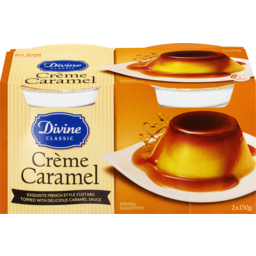 Photo of Divine Classic Crème Caramel Dessert 2x150g