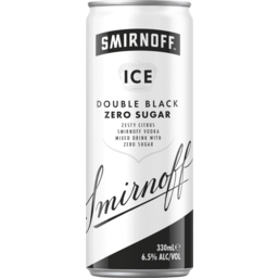Photo of Smirnoff Ice Double Black Zero Sugar Can