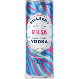 Photo of Billson's Musk Vodka Can 355ml